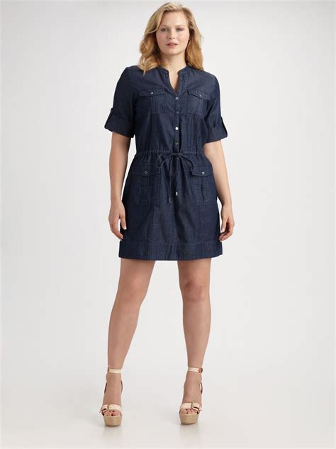 women's michael michael kors clothing|Michael Kors denim dress.